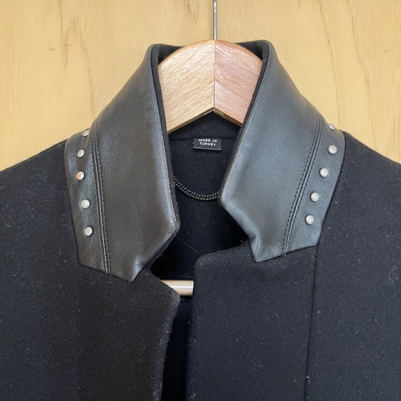 ALLSAINTS | Leni stud coat (Size: US 6 Color: Black) - Picture 2 of 7